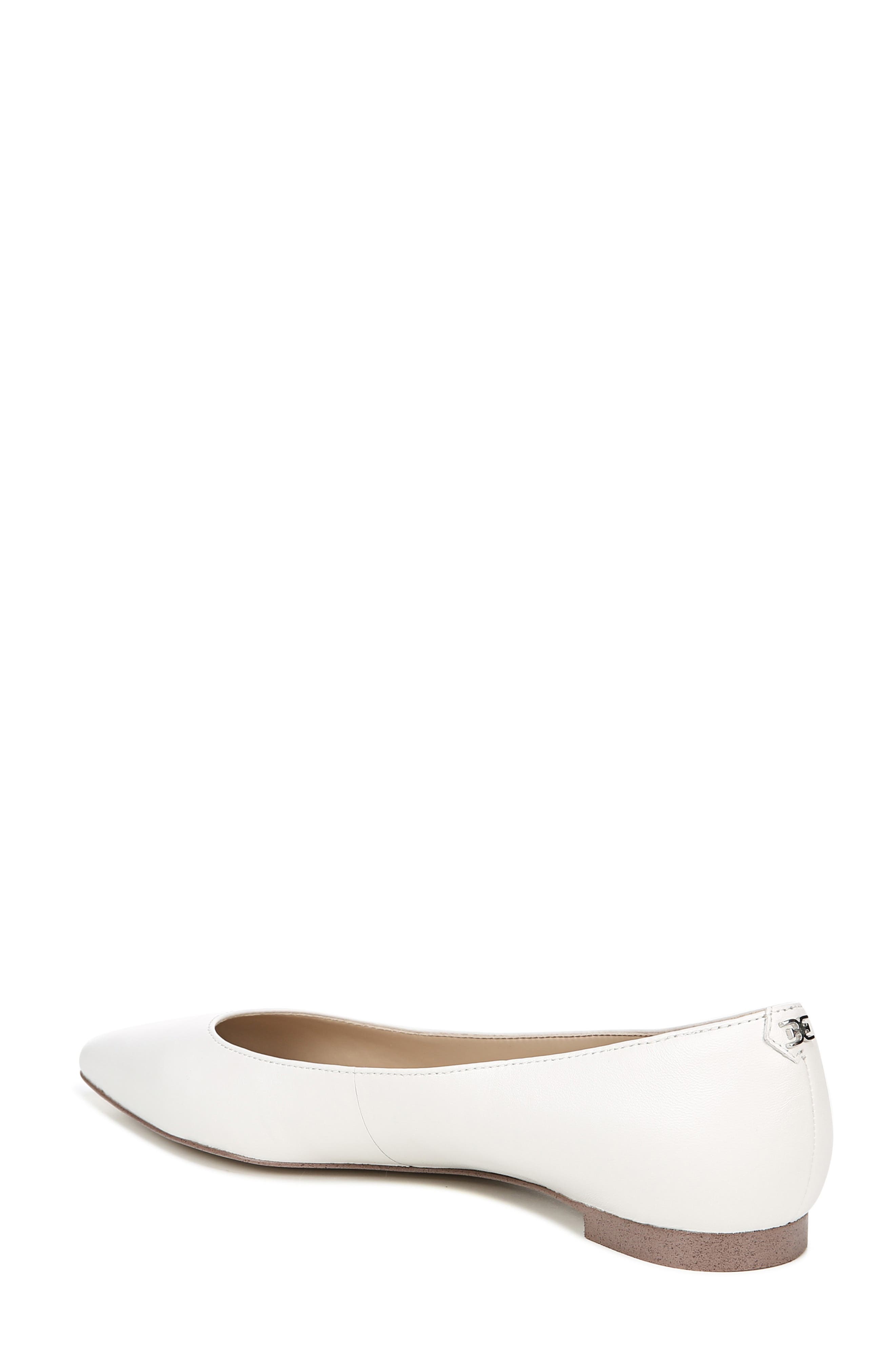 Sally Flat, Alternate, color, BRIGHT WHITE NAPPA LEATHER