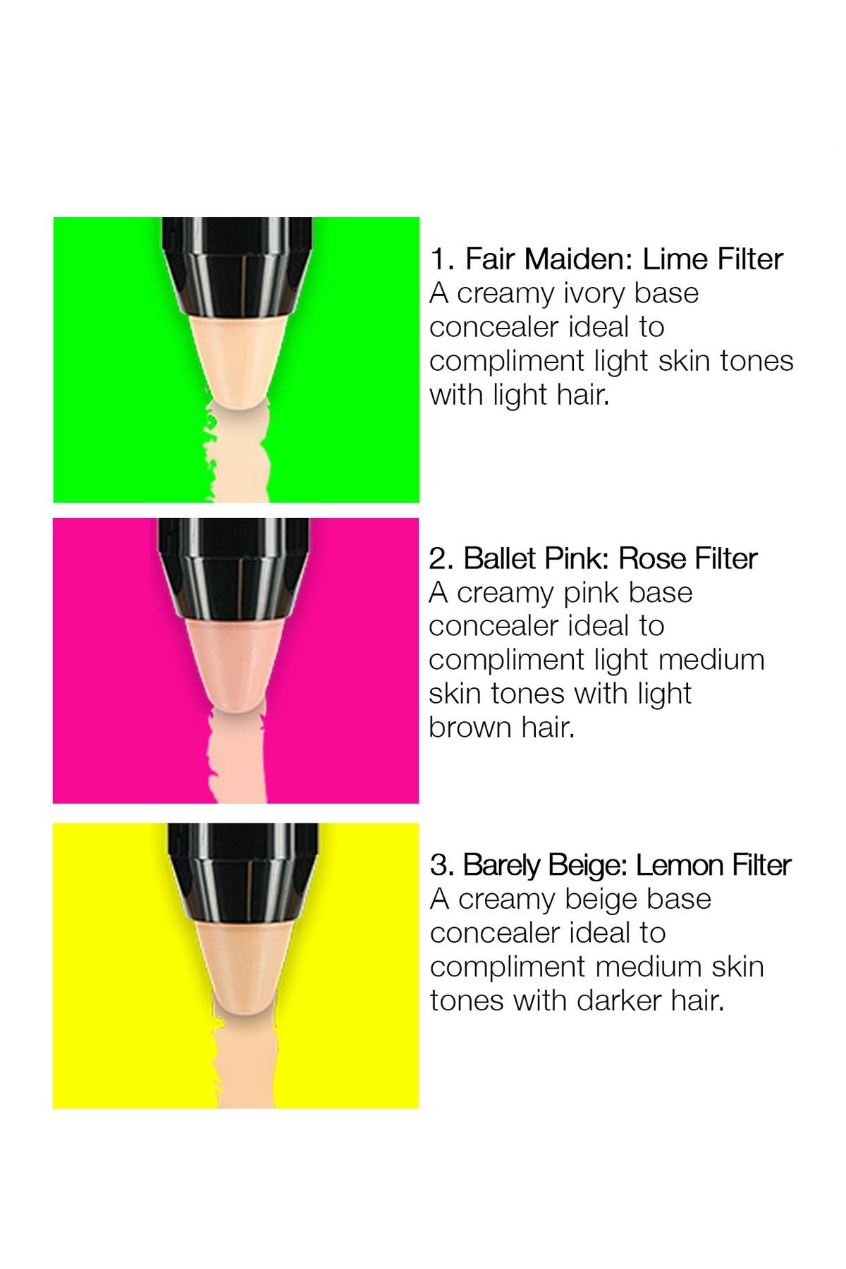 MIRENESSE HD Beauty Light CC Concealer - Ballet Pink (Women ...