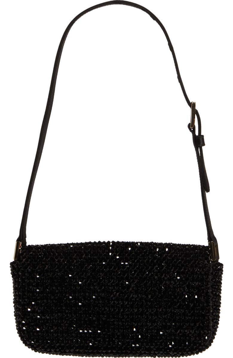 Jimmy Choo Mini Avenue Beaded Shoulder Bag, Alternate, color,