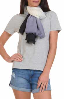 Vince Dip Dye Wool & Cashmere Scarf