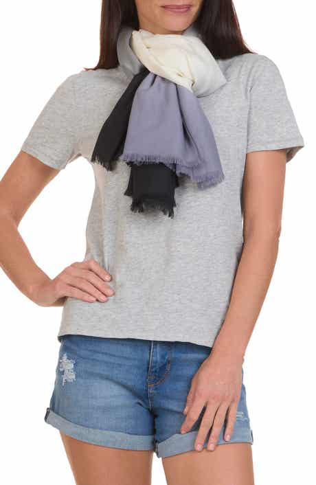 Vince Dip Dye Wool & Cashmere Scarf