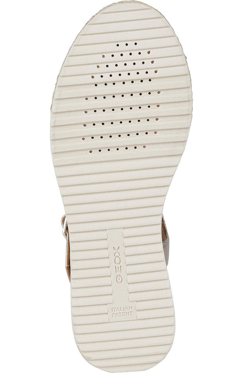 Geox Woven Ankle Strap Sandal, Alternate, color,