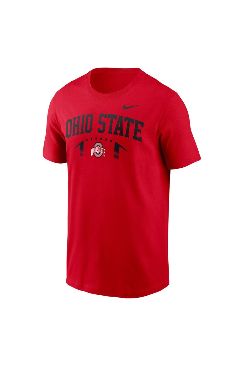 Men's Nike  Scarlet Ohio State Buckeyes Primetime Football Icon T-Shirt, Alternate, color, Scarlet
