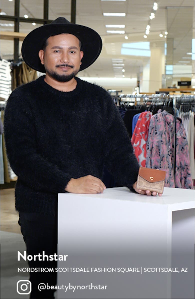 Small Wyn Colorblock Signature Wallet, sales video thumbnail