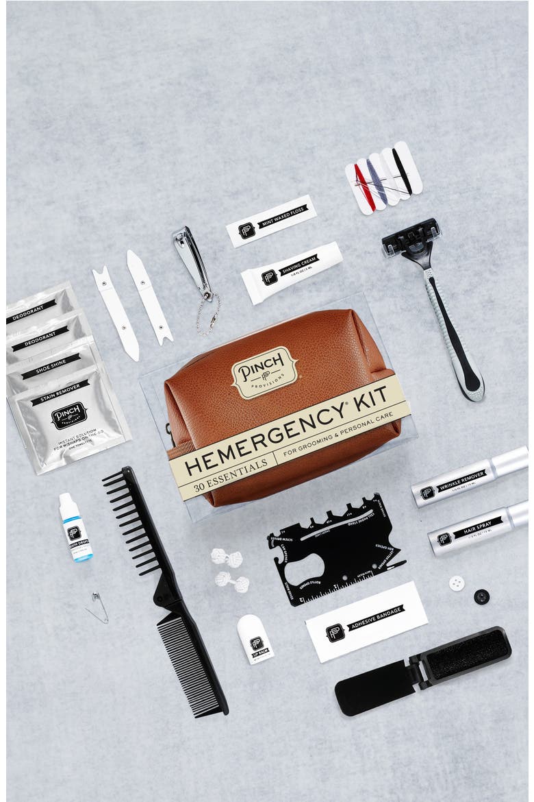Hemergency Kit, Alternate, color, COGNAC BROWN