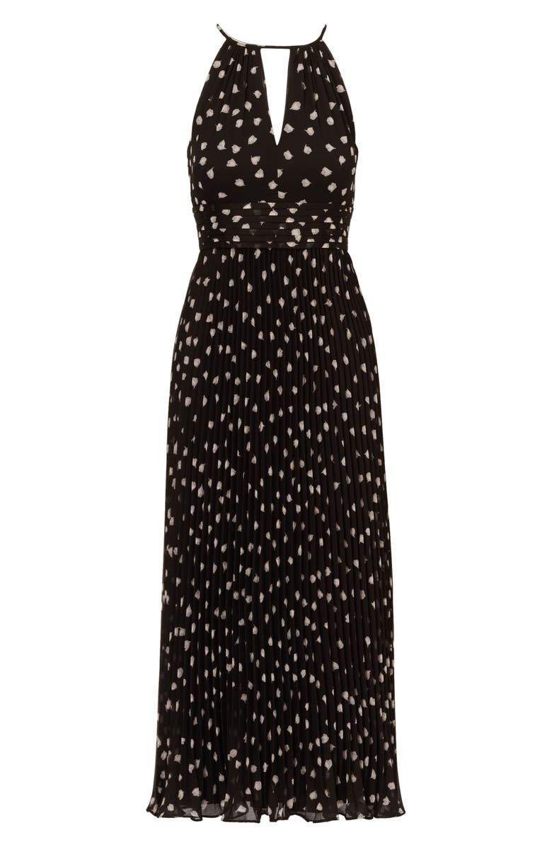 Adrianna Papell Floral Pleat Chiffon Maxi Dress, Alternate, color, 