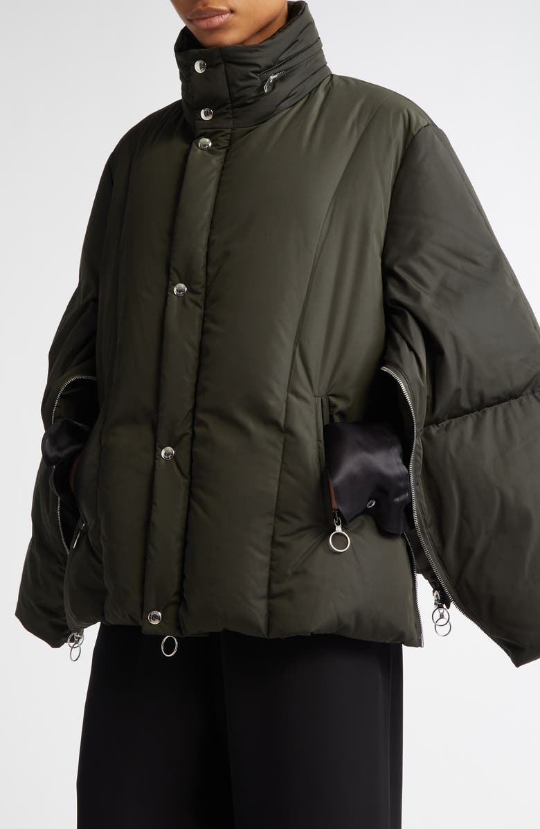 SETCHU Down Puffer Jacket, Alternate, color, Dark Green