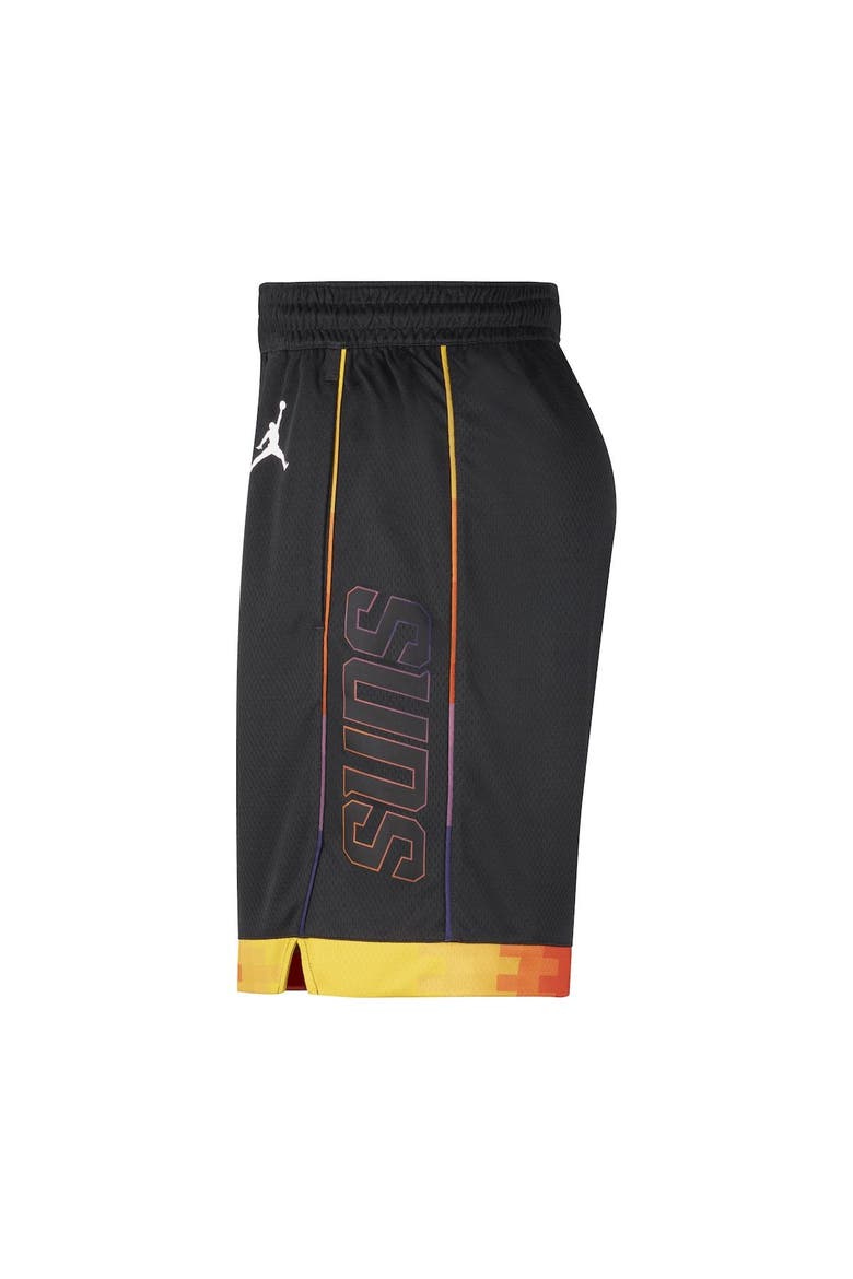 Men's Jordan Brand Black Phoenix Suns 2022/2023 Statement Edition Swingman Performance Shorts, Alternate, color, Black