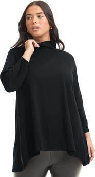 June + Vie One+Only Mock-Neck Tunic