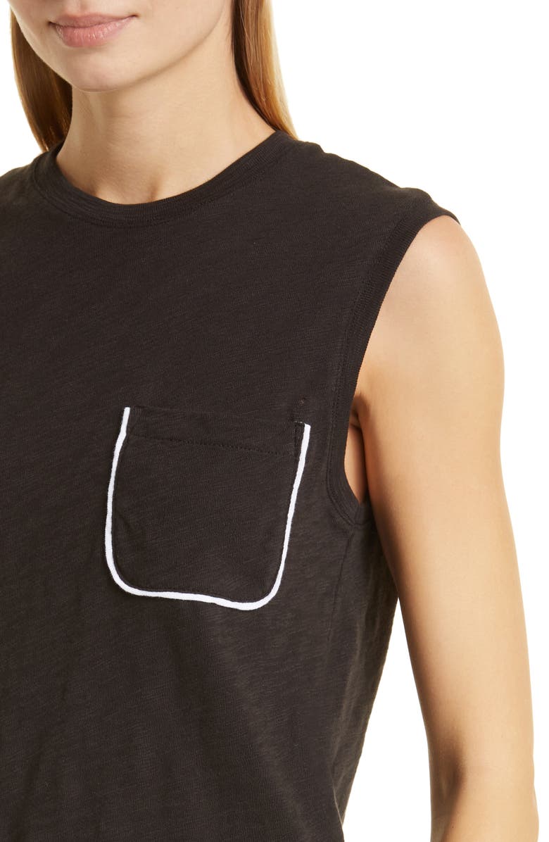 ATM Anthony Thomas Melillo Schoolboy Slub Cotton Jersey Tank, Alternate, color,