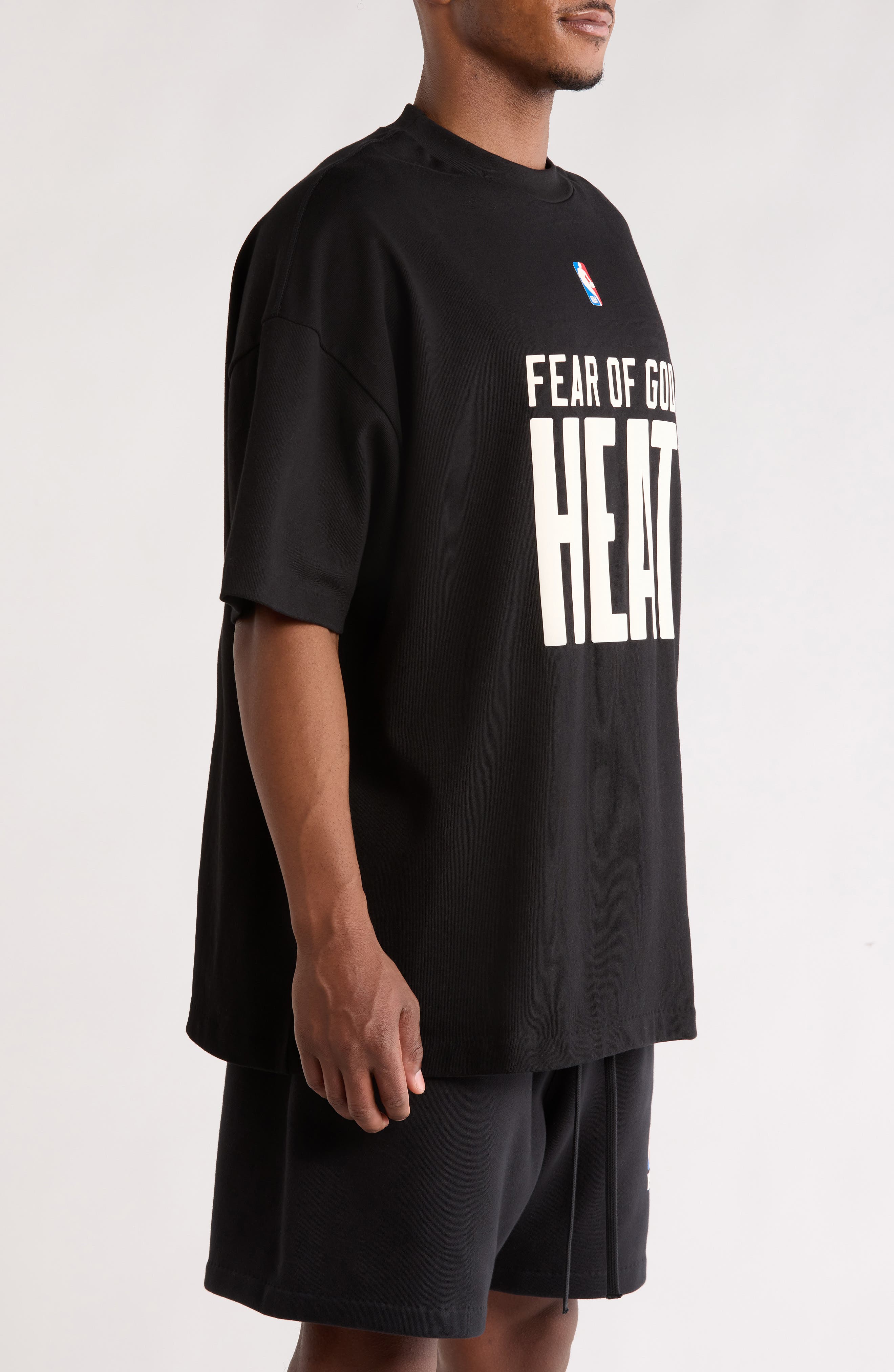 Fear of God Essentials x NBA '90s Fit Heat Graphic T-Shirt (Men