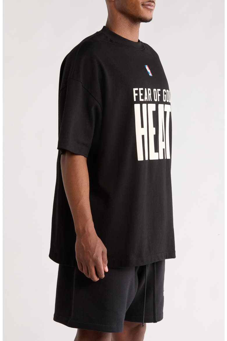 Fear of God Essentials x NBA '90s Fit Heat Graphic T-Shirt (Men