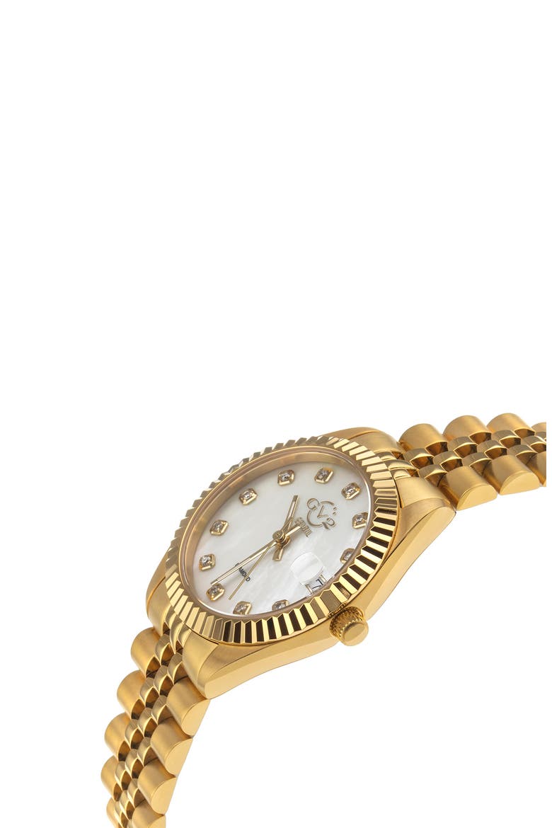 Women's GV2 Naples Diamond Swiss Watch, 34mm, Alternate, color, IP GOLD