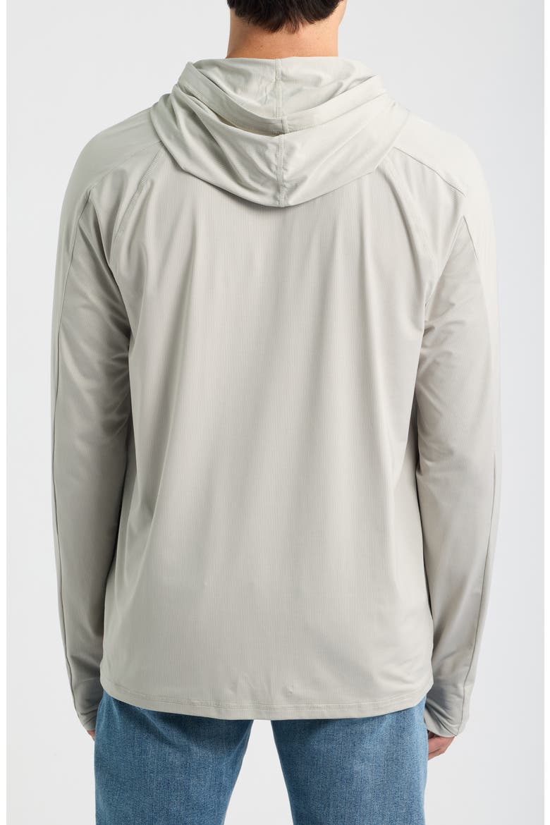 Chill Time IslandZone® Hooded Rashguard, Alternate, color, PALOMA
