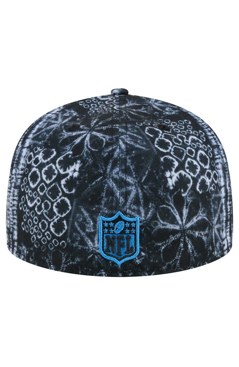 New Era Men's New Era Black Detroit Lions Shibori 59FIFTY Fitted Hat, Alternate, color, 