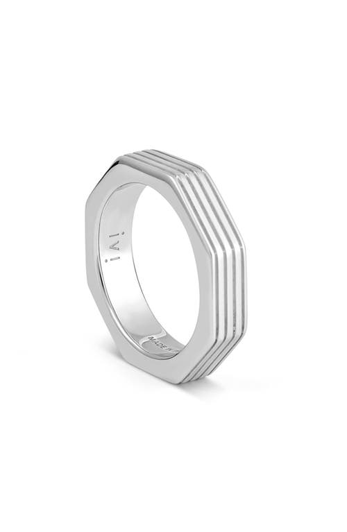 Ivi Los Angeles Octagon Band Ring
