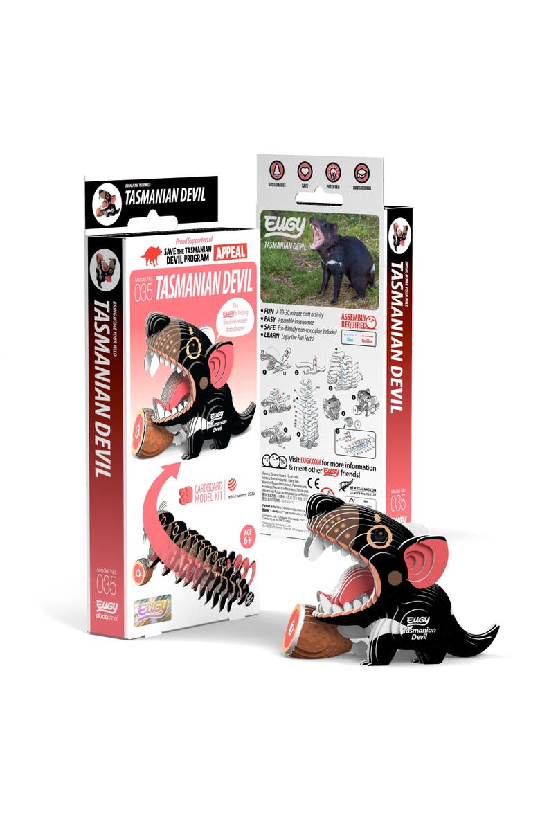 Eugy Puzzles Tasmanian Devil 3D Puzzle, Main, color, NO COLOR