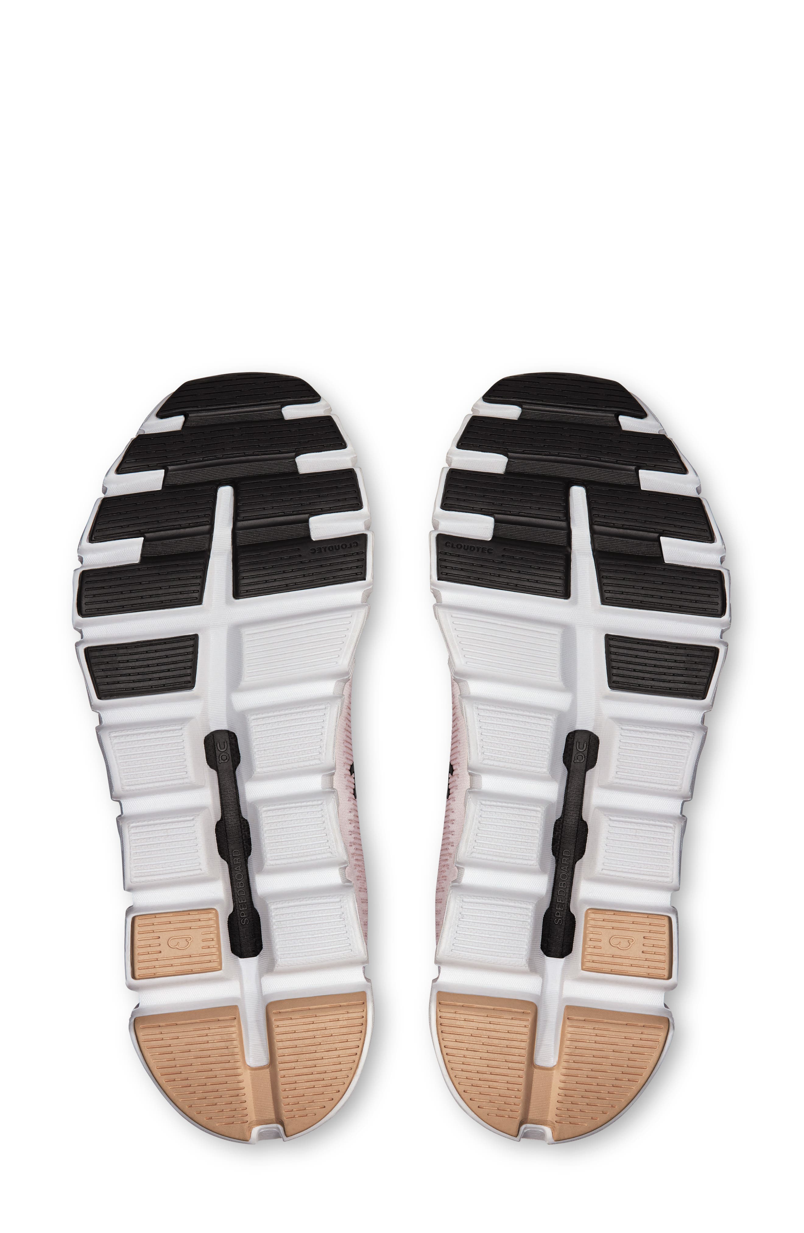 On Cloud 6 Push Sneaker, Alternate, color, Pearl/ Sandstone