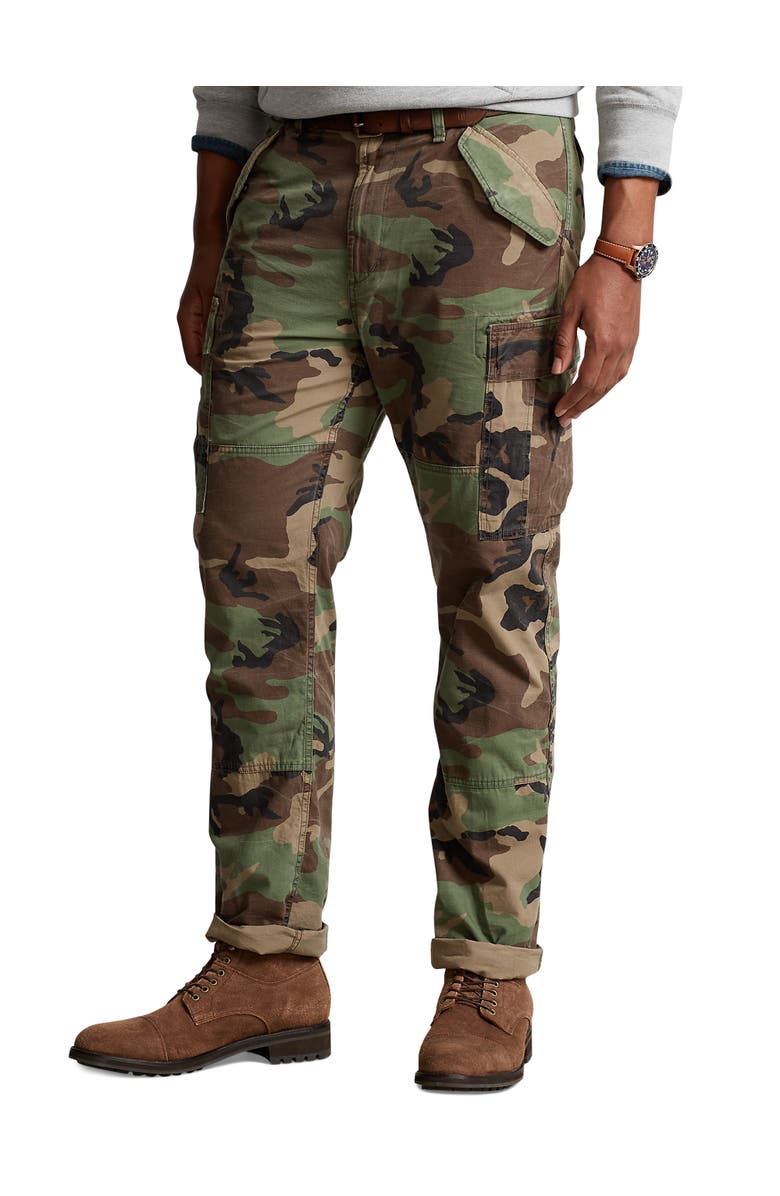 Polo Ralph Lauren Big & Tall Camo Cargo Joggers, Main, color, Surplus Camo