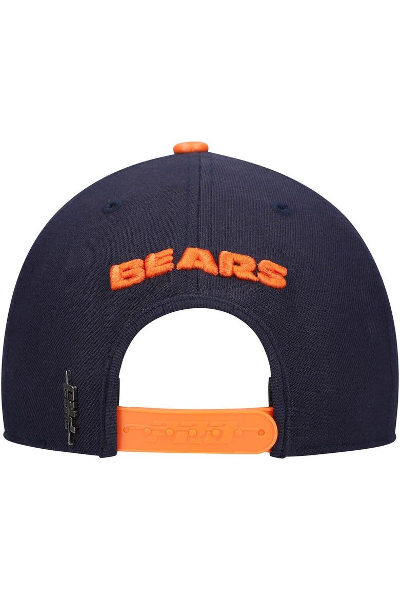 Men's Pro Standard Navy/Orange Chicago Bears 2Tone Snapback Hat, Alternate, color, Navy