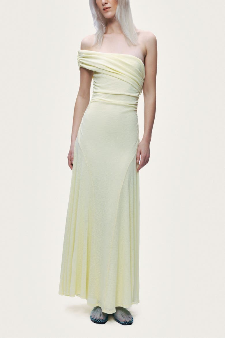 Sleeveless Maxi Dress, Main, color, Yellow