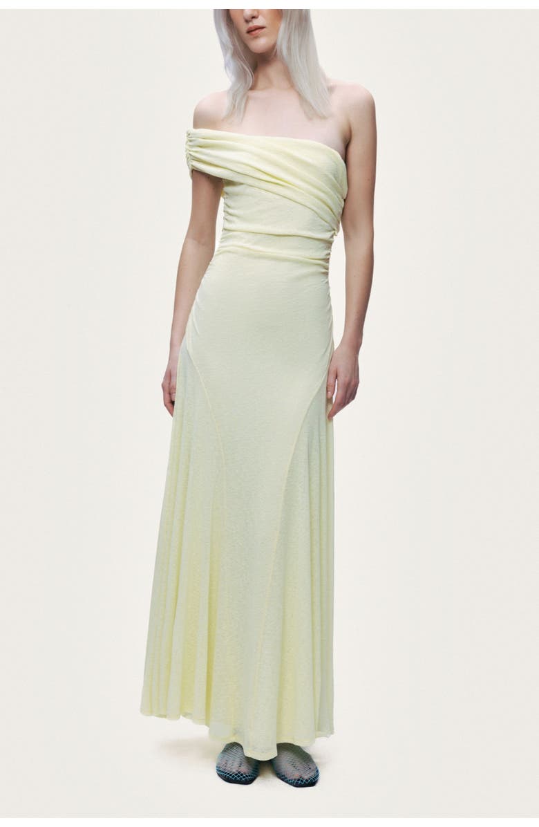 Nocturne Sleeveless Maxi Dress, Main, color, Yellow