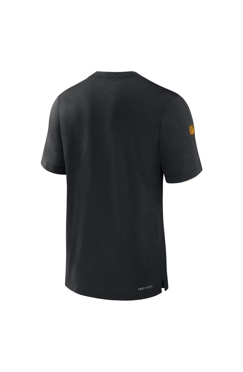 Nike Men's Nike Black Pittsburgh Steelers 2023 Sideline Performance T-Shirt, Alternate, color, Black