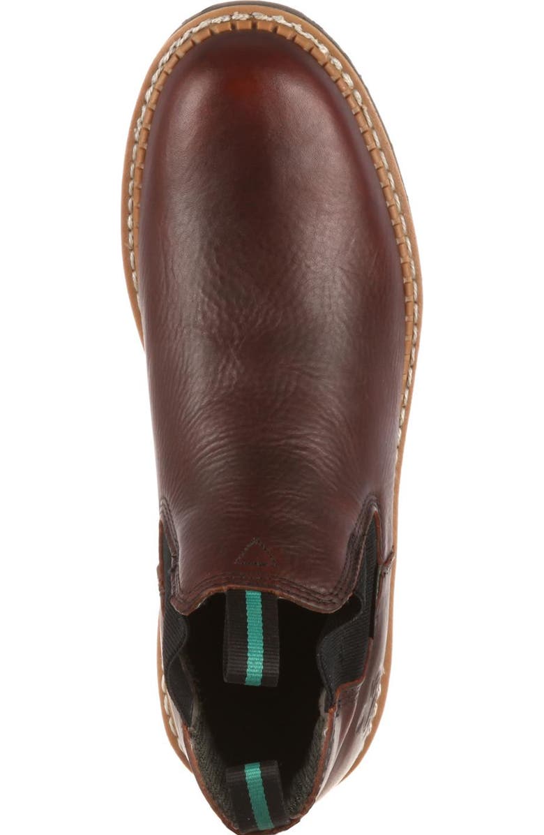 Georgia Boot Waterproof High Romeo Boot, Alternate, color, Soggy Brown