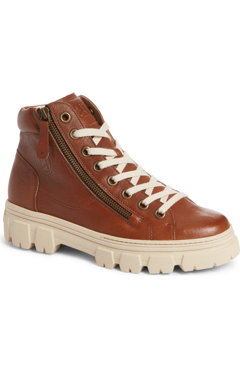 Paul Green Novie Lace-Up Bootie, Main, color, Cng Wsh Le