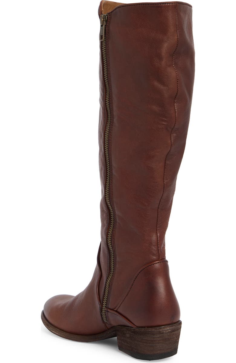 Frye Carson Piping Tall Boot, Alternate, color, Redwood