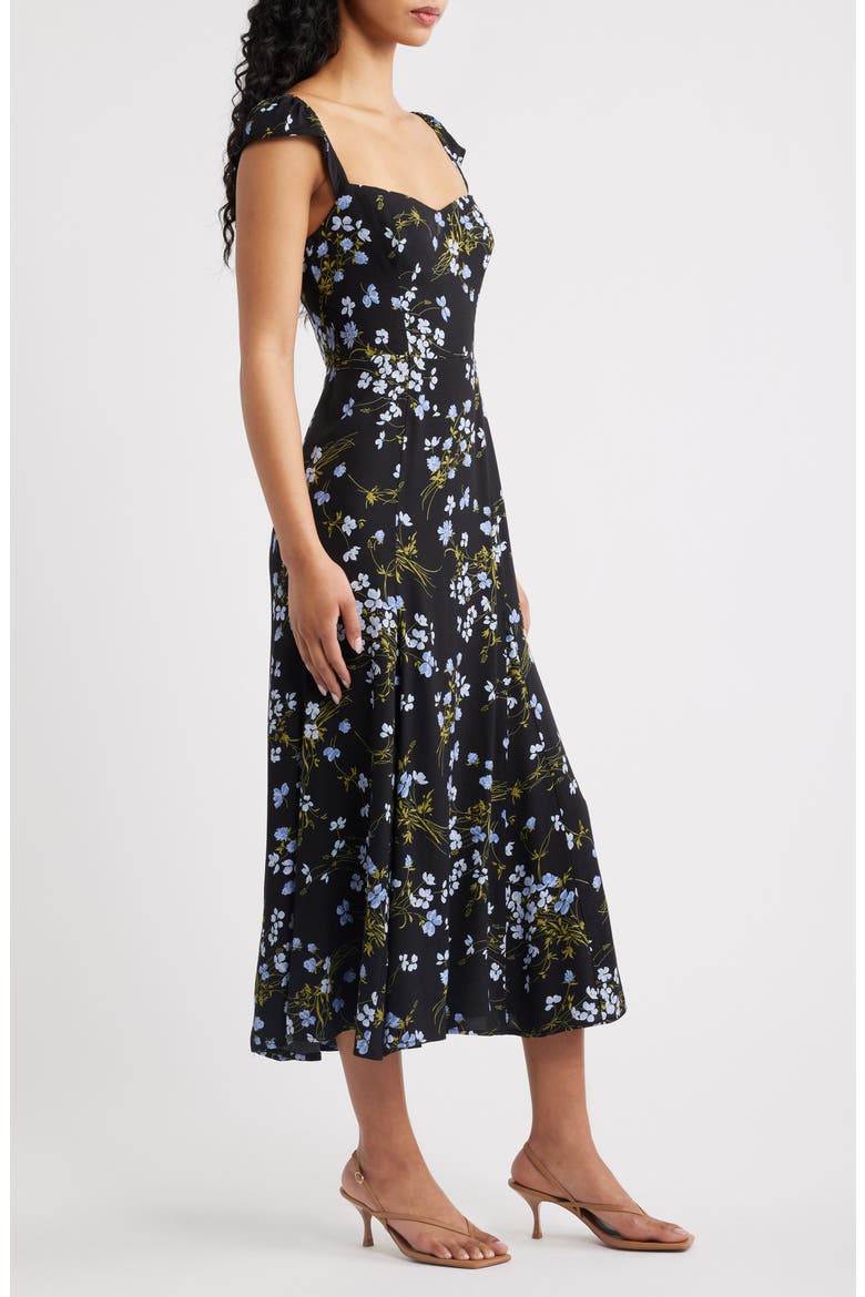 Bryson Floral Midi Dress, Alternate, color, LIA