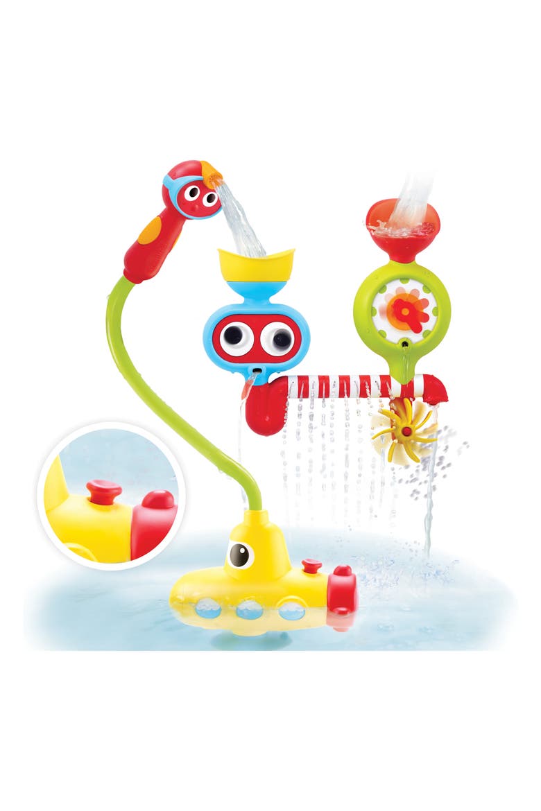 Submarine Spray Station Bath Activity Center, Main, color, YELLOW