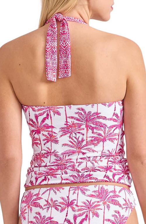 TOMMY BAHAMA TOMMY BAHAMA ISLAND CAYS POINT REVERSIBLE TANKINI TOP