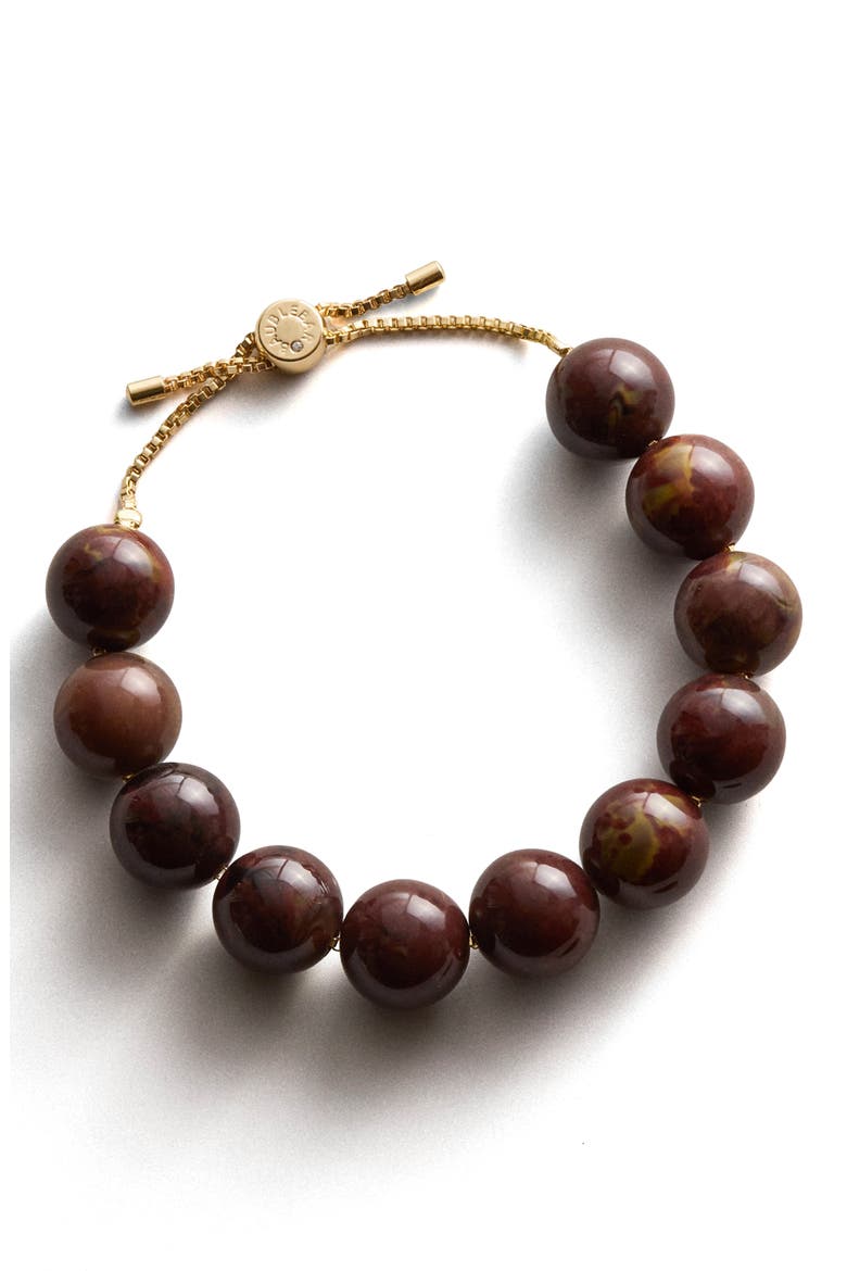 Jane Beaded Bracelet, Main, color, BROWN