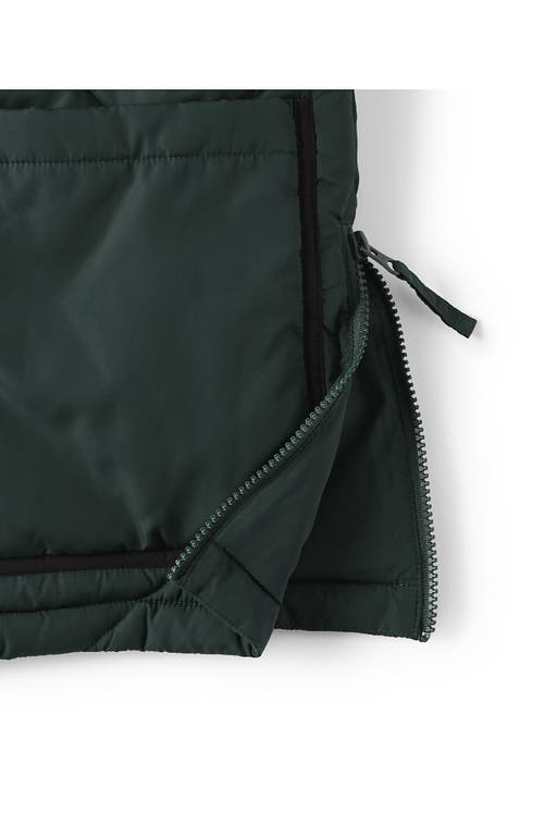Lands' End Featherfree Insulated Diamond Quilted Jacket In Green