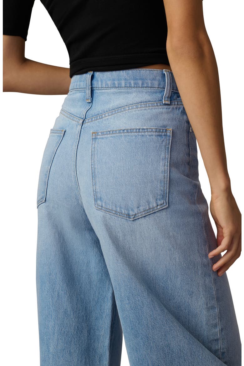 The Billie Barrel Leg Jeans, Alternate, color, GOSSAMER
