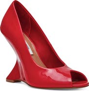 Steve Madden Palmetto Peep Toe Wedge Pump