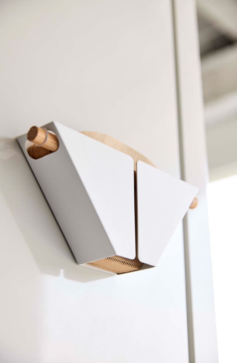 Yamazaki Magnetic Coffee Filter Case, Alternate, color, White