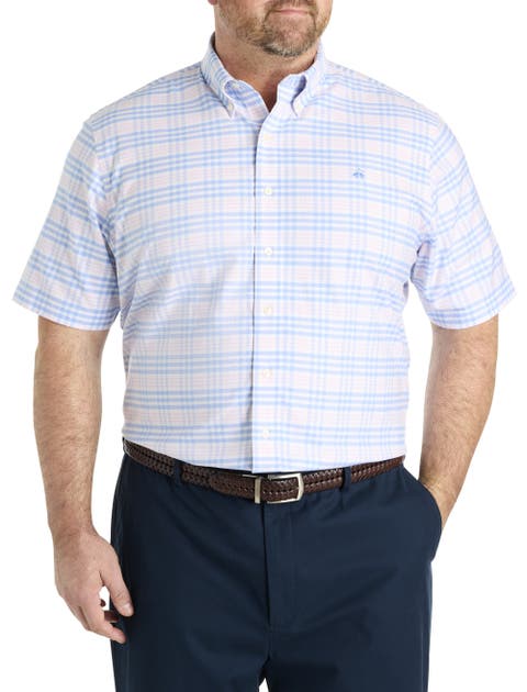 Big & Tall  Non-Iron Multi Gingham Sport Shirt