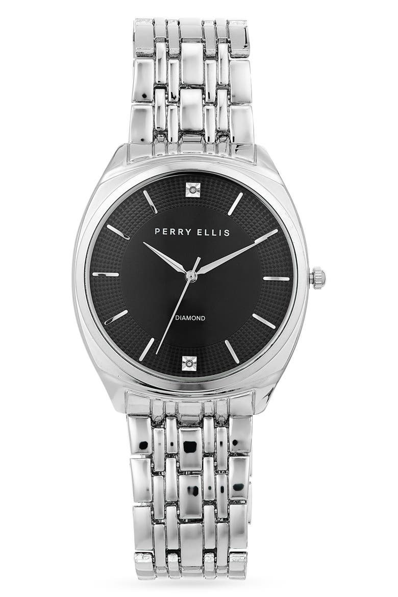 Slim Bracelet Watch, 41mm, Main, color, SILVER