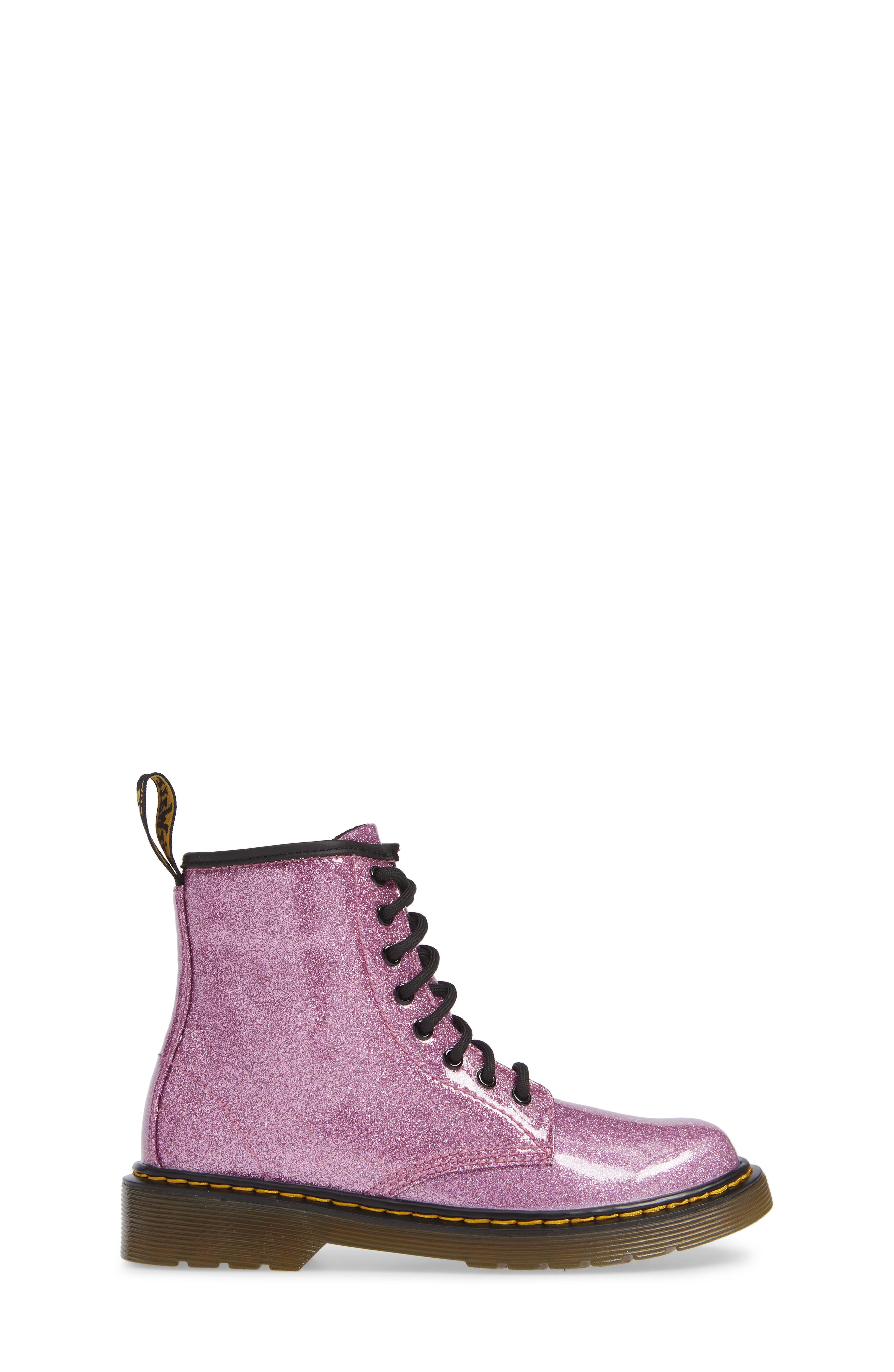 Dr. Martens 1460 Glitter Boot, Alternate, color, Dark Pink