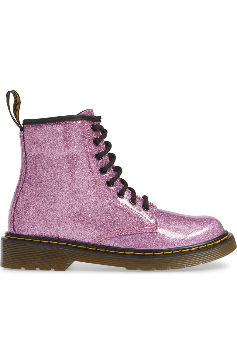 Dr. Martens 1460 Glitter Boot, Alternate, color, Dark Pink