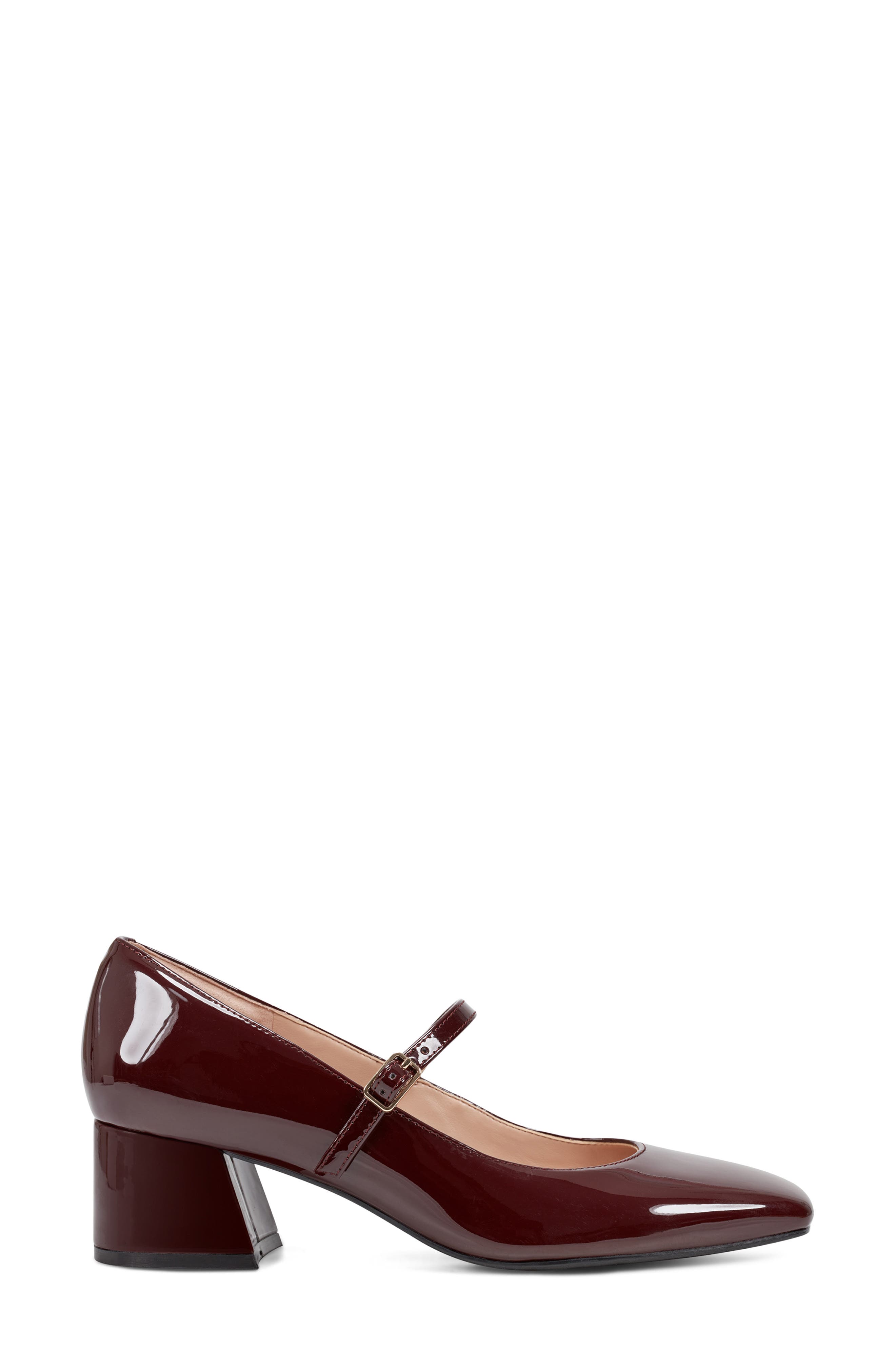 Marlay Mary Jane Pump, Alternate, color, DARK RED