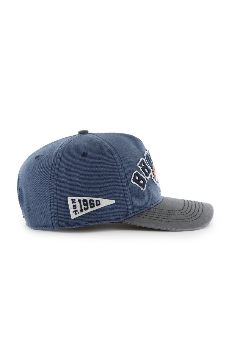 Men's '47 Navy Denver Broncos  Calderwood Well Worn Hitch Adjustable Hat, Alternate, color, Navy
