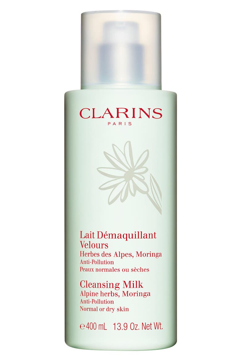 Jumbo Size Cleansing Milk with Alpine Herbs & Moringa, Main, color, NO COLOR