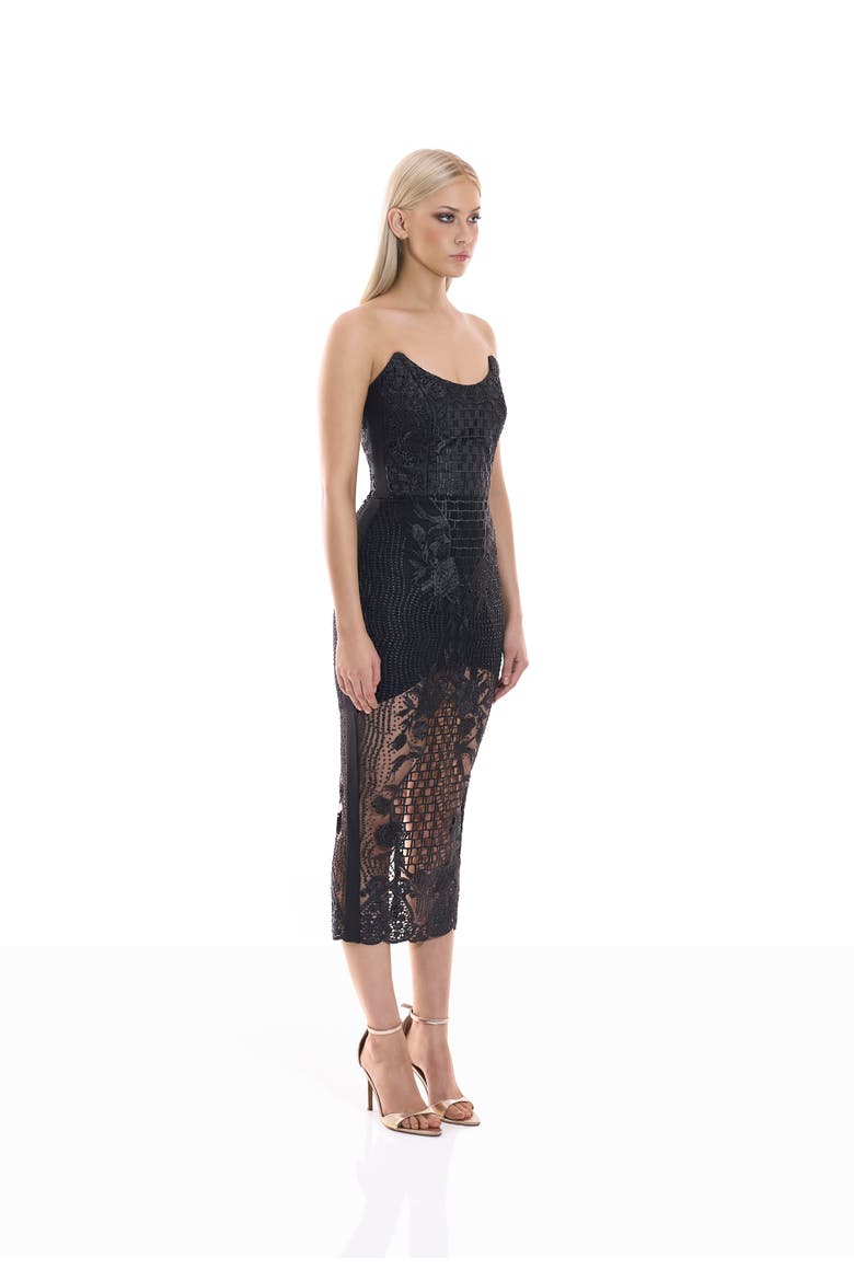 Imprint Dress, Alternate, color, BLACK