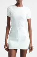 Courrèges Contrast Trim Logo T-Shirt