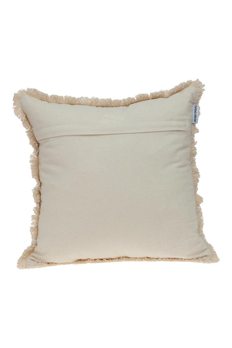 Geometric Square Throw Pillow, Alternate, color, BEIGE