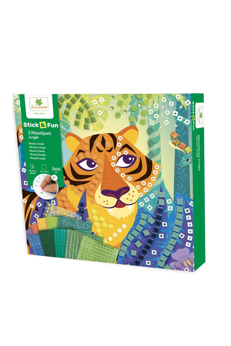 Stick'N Fun - S Mosaics Jungle - 5y+, Main, color, Multicolor