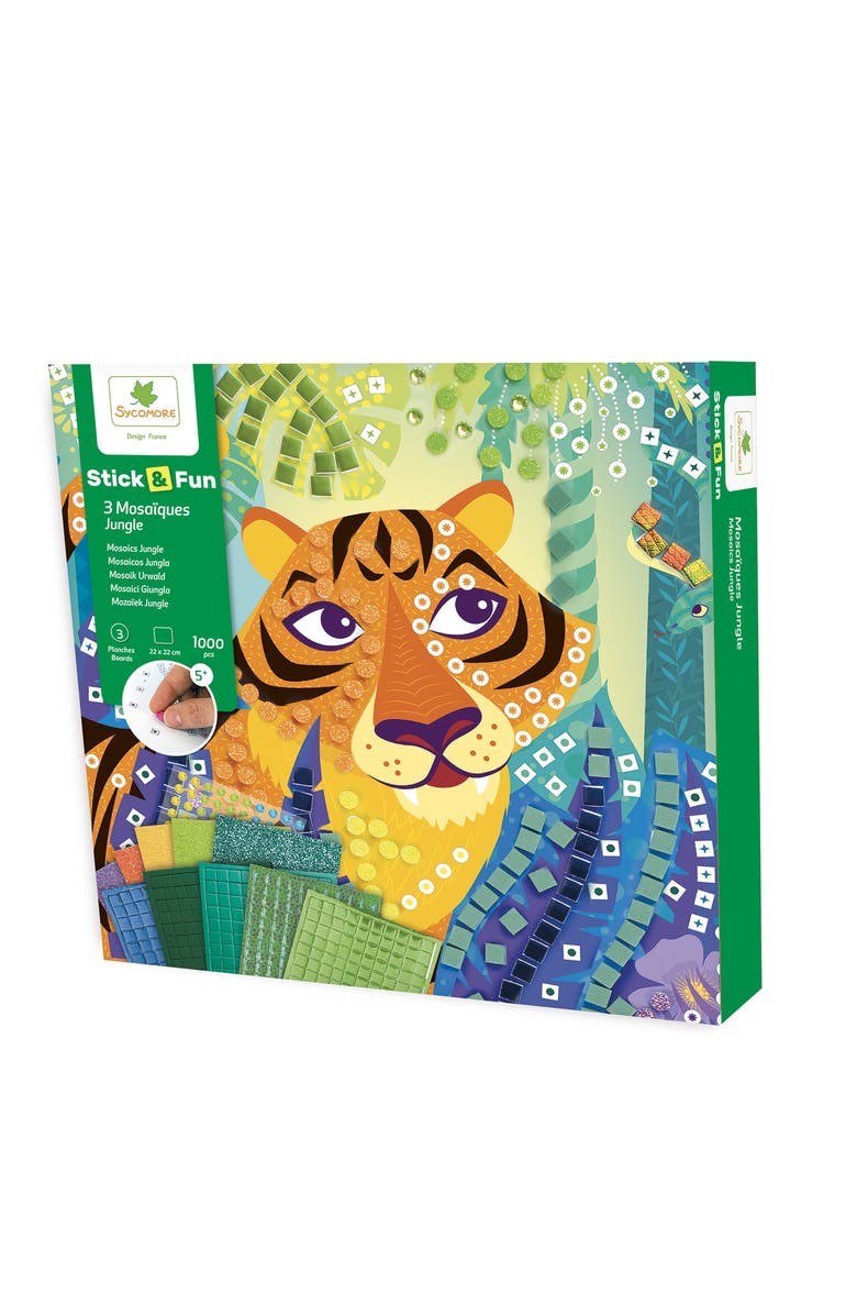 Sycomore Stick'N Fun - S Mosaics Jungle - 5y+, Main, color, Multicolor